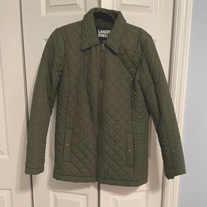 Lands End Women’s Insulated Quilted Barn Jacket New
